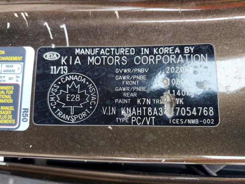 Продажа на аукционе авто 2014 Kia Rondo, vin: KNAHT8A34E7054768, номер лота: 71090526