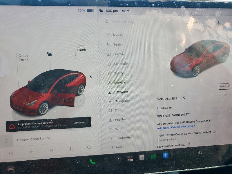 Продажа на аукционе авто 2022 Tesla Model 3, vin: 5YJ3E1EAXNF303978, номер лота: 72363906