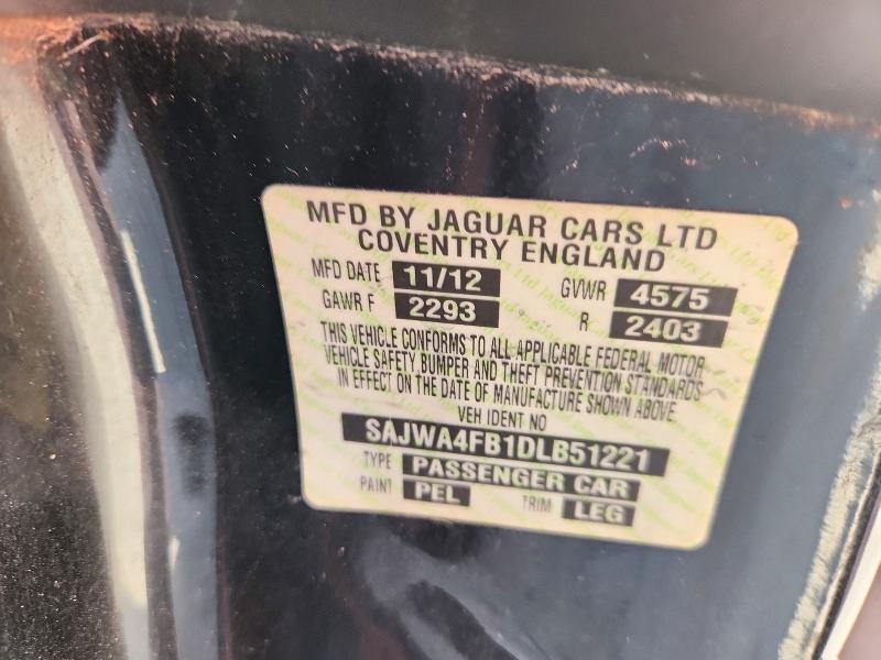 Продаж на аукціоні авто 2013 Jaguar Xk, vin: SAJWA4FB1DLB51221, номер лоту: 73117296