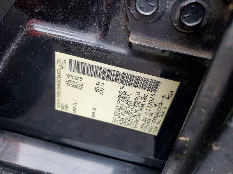 Auction sale of the 2012 Nissan Altima, vin: 1N4AL2AP5CC122025, lot number: 72584286