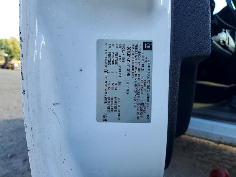 2008 Gmc Sierra მანქანა იყიდება აუქციონზე, vin: 2GTEK19J181198525, აუქციონის ნომერი: 71854956