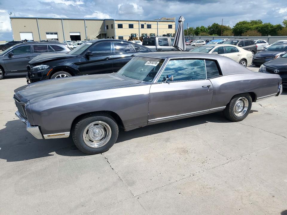 72970316 :رقم المزاد ، 138571K140627 vin ، 1971 Chevrolet Monte Carlo مزاد بيع