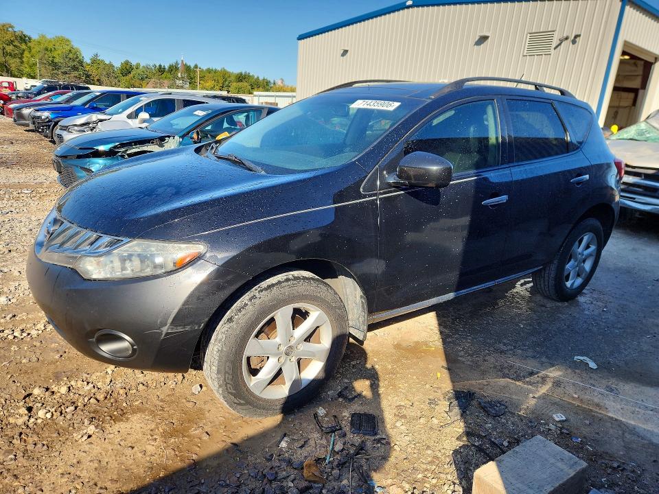 2010 Nissan Murano მანქანა იყიდება აუქციონზე, vin: JN8AZ1MW7AW139494, აუქციონის ნომერი: 71435906