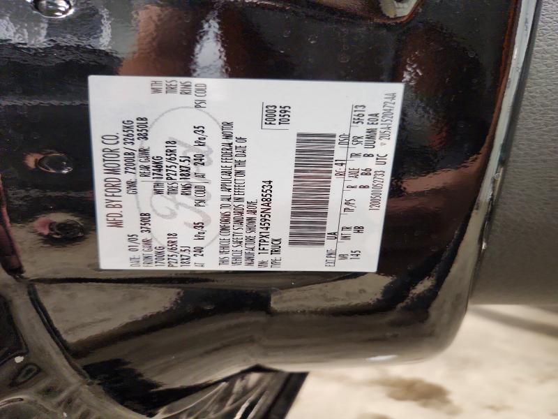 Aukcja sprzedaży 2005 Ford F150, vin: 1FTPX14595NA85534, numer aukcji: 72049246