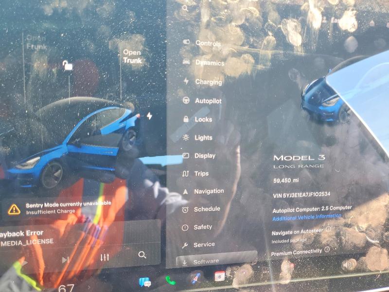 Продаж на аукціоні авто 2018 Tesla Model 3, vin: 5YJ3E1EA7JF102534, номер лоту: 71868536