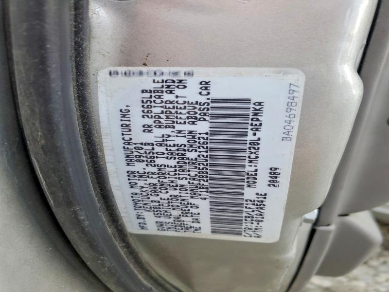 71351586 :رقم المزاد ، 4T1BF28B52U212621 vin ، 2002 Toyota Avalon مزاد بيع