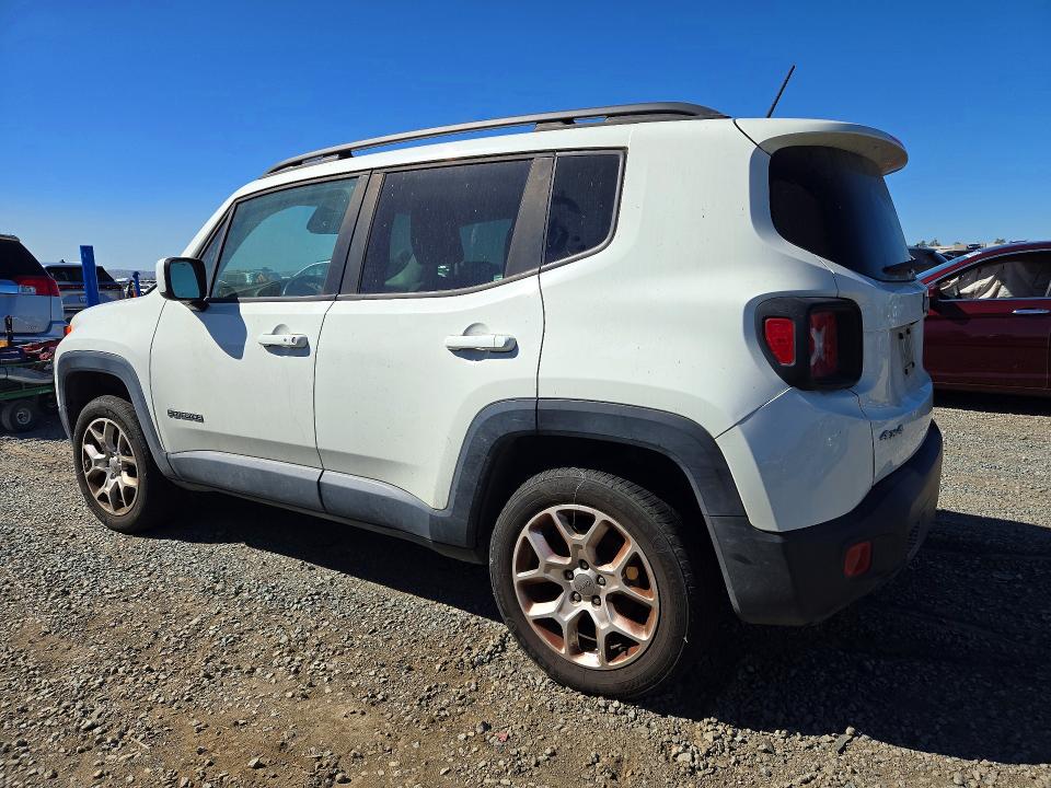 72978956 :رقم المزاد ، ZACCJBBT5GPD66280 vin ، 2016 Jeep Renegade مزاد بيع