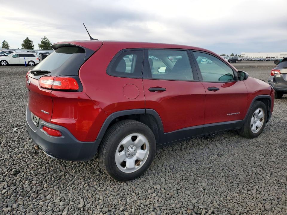 2016 Jeep Cherokee მანქანა იყიდება აუქციონზე, vin: 1C4PJMAS9GW337938, აუქციონის ნომერი: 73292366