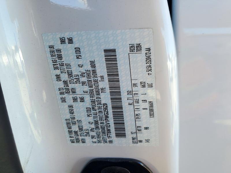 Aukcja sprzedaży 2023 Ford F150, vin: 1FT6W1EV1PWG25629, numer aukcji: 71449586
