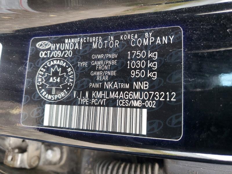 Продаж на аукціоні авто 2021 Hyundai Elantra, vin: KMHLM4AG6MU073212, номер лоту: 70637686