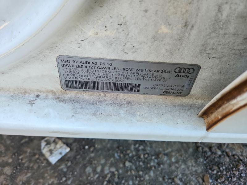 Продажа на аукционе авто 2010 Audi A4, vin: WAUFFAFL3AN066978, номер лота: 71558696