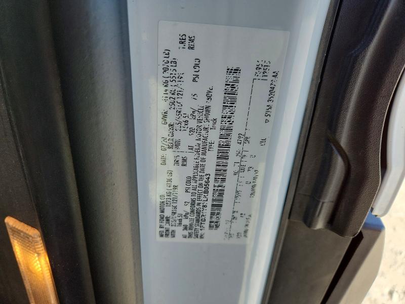 Продаж на аукціоні авто 2020 Ford Transit, vin: 1FTBR1Y87LKB05643, номер лоту: 71513186