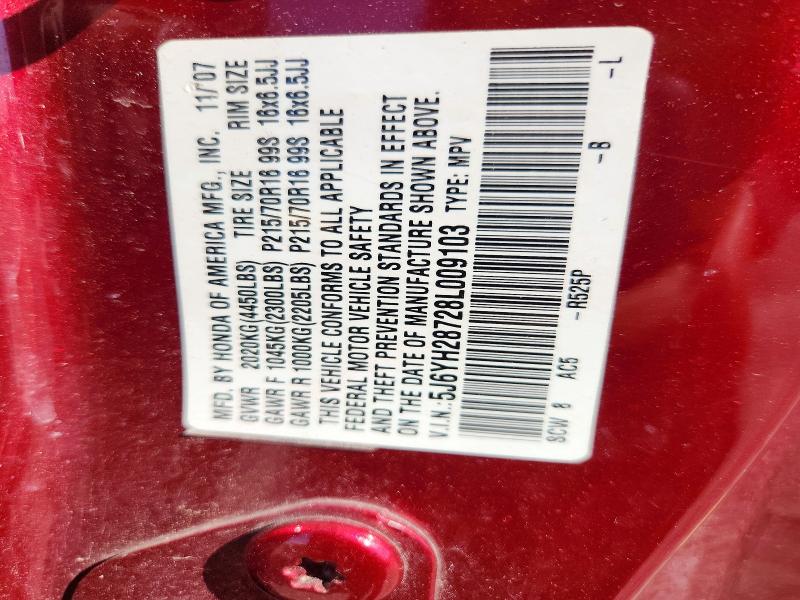 Aukcja sprzedaży 2008 Honda Element, vin: 5J6YH28728L009103, numer aukcji: 72245916