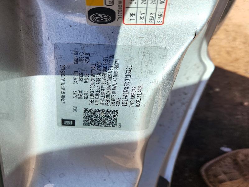 Aukcja sprzedaży 2019 Chevrolet Camaro, vin: 1G1FA1RX5K0116321, numer aukcji: 71867346