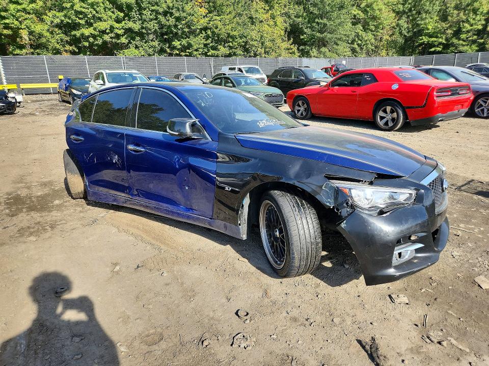 70707226 :رقم المزاد ، JN1BV7AP2FM357781 vin ، 2015 Infiniti Q50 مزاد بيع
