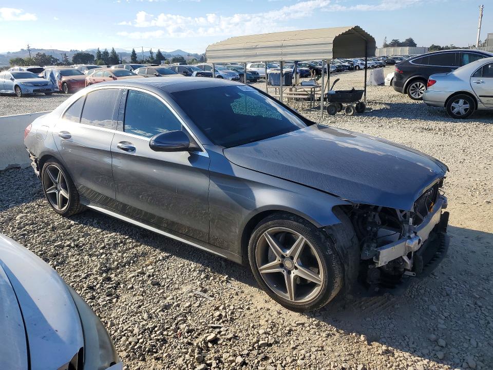 2017 Mercedes-benz C მანქანა იყიდება აუქციონზე, vin: 55SWF4JB3HU202858, აუქციონის ნომერი: 72389236