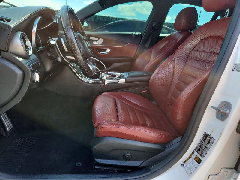 72113976 :رقم المزاد ، 55SWF4JB2HU198656 vin ، 2017 Mercedes-benz C مزاد بيع
