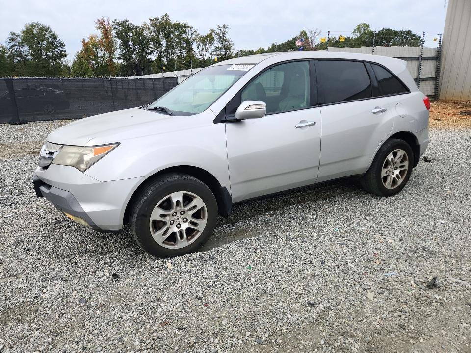 72015526 :رقم المزاد ، 2HNYD28249H530158 vin ، 2009 Acura Mdx مزاد بيع