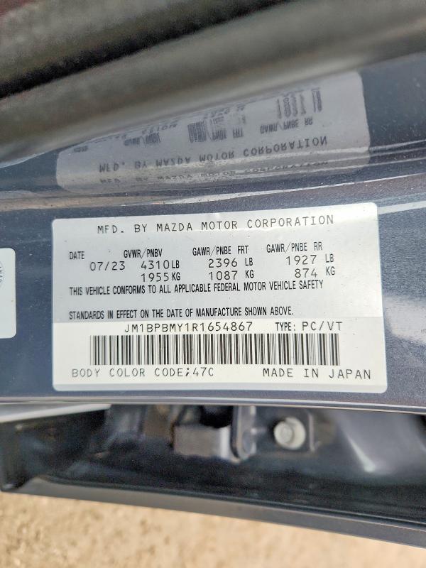 Продаж на аукціоні авто 2024 Mazda 3, vin: JM1BPBMY1R1654867, номер лоту: 68934536