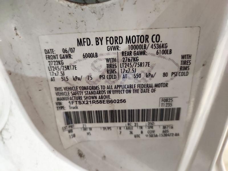 Продажа на аукционе авто 2008 Ford F250, vin: 1FTSX21R58EB60256, номер лота: 72978726