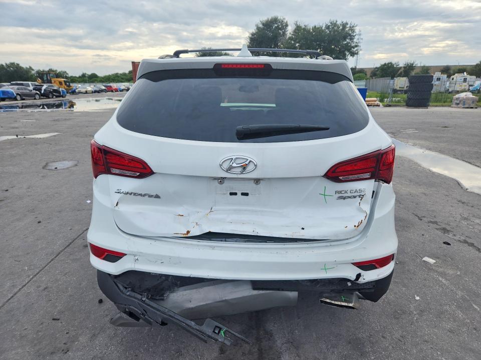 2018 Hyundai Santa Fe Sport მანქანა იყიდება აუქციონზე, vin: 5XYZU3LB2JG535014, აუქციონის ნომერი: 70827076