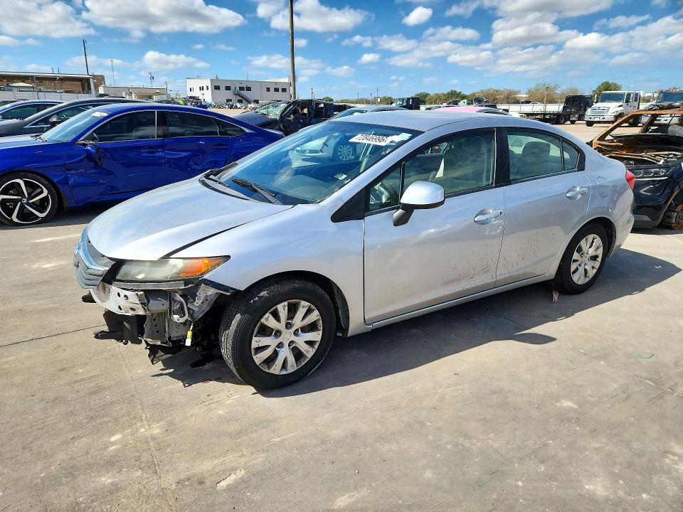 72846996 :رقم المزاد ، 19XFB2F56CE374353 vin ، 2012 Honda Civic مزاد بيع