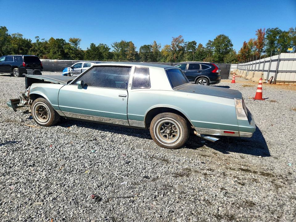 Aukcja sprzedaży 1981 Chevrolet Monte Carlo, vin: 2G1AZ37K6B1413673, numer aukcji: 72754256