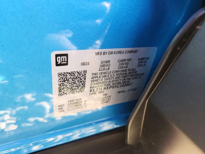 72140936 :رقم المزاد ، KL77LKEP8SC102667 vin ، 2025 Chevrolet Trax مزاد بيع