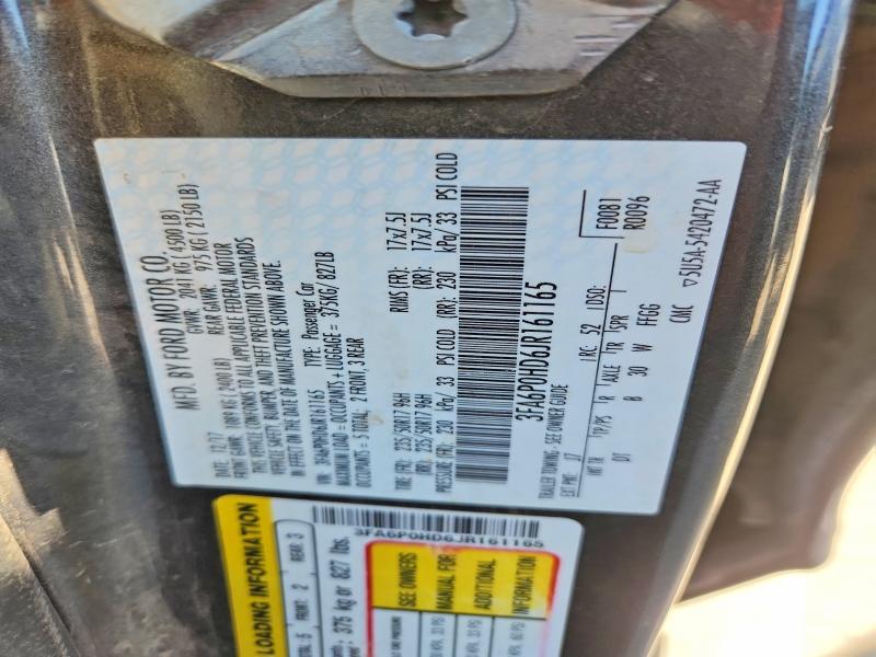Продажа на аукционе авто 2018 Ford Fusion, vin: 3FA6P0HD6JR161165, номер лота: 71735796