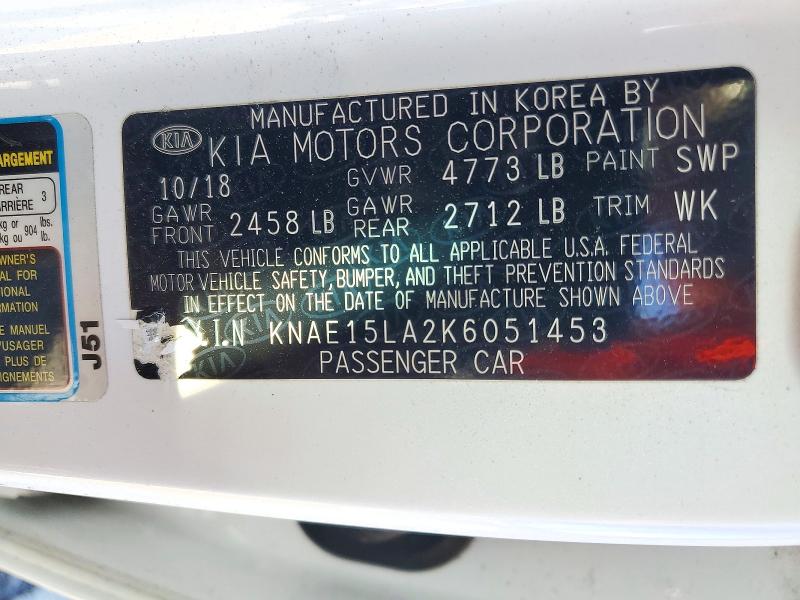 Aukcja sprzedaży 2019 Kia Stinger, vin: KNAE15LA2K6051453, numer aukcji: 71321526