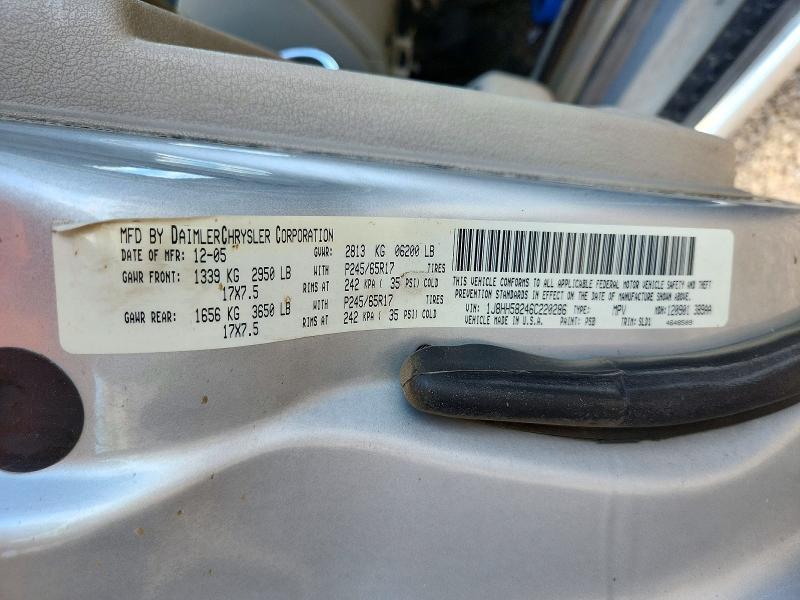 Aukcja sprzedaży 2006 Jeep Commander, vin: 1J8HH58246C220286, numer aukcji: 71505136