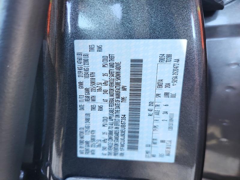 Продаж на аукціоні авто 2014 Ford Escape, vin: 1FMCU0J93EUB57354, номер лоту: 73475556