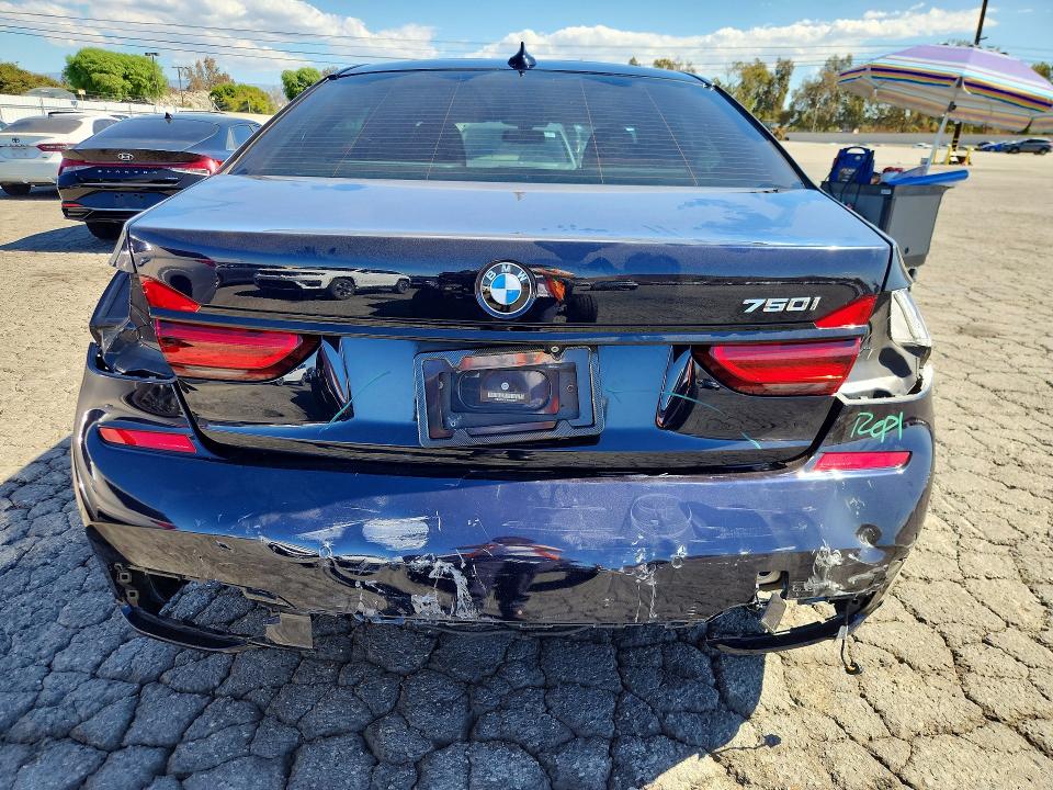 2019 Bmw 750 მანქანა იყიდება აუქციონზე, vin: WBA7F0C51KGM24900, აუქციონის ნომერი: 71620386