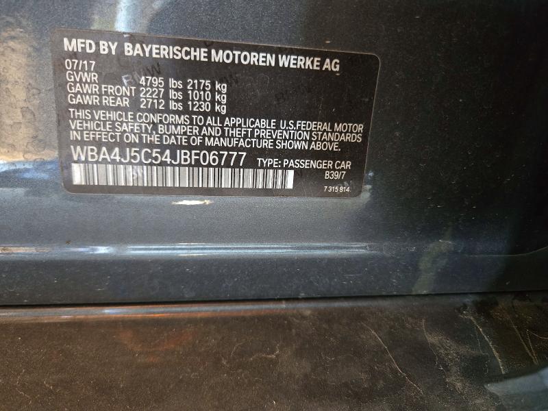 Продажа на аукционе авто 2018 Bmw 440i, vin: WBA4J5C54JBF06777, номер лота: 70503356