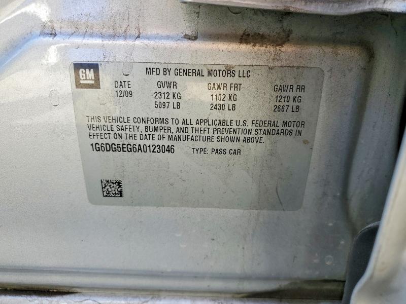 Продажа на аукционе авто 2010 Cadillac Cts, vin: 1G6DG5EG6A0123046, номер лота: 71584386