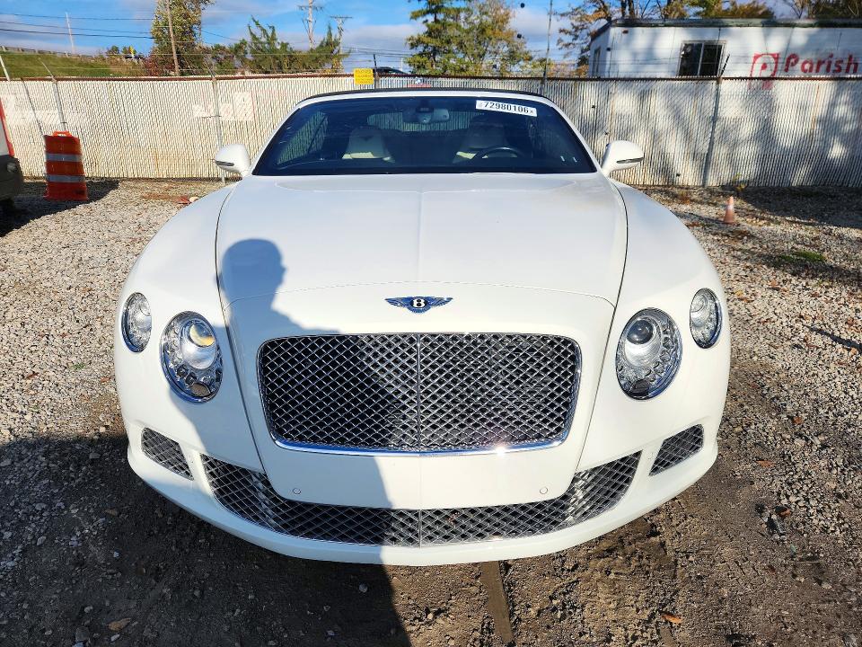 Aukcja sprzedaży 2013 Bentley Continental, vin: SCBGU3ZA5DC084842, numer aukcji: 72980106