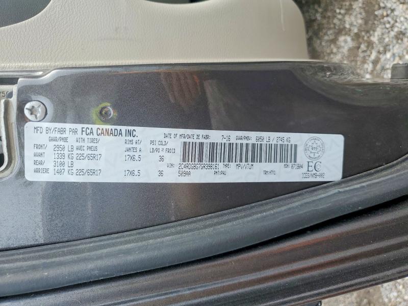 Продажа на аукционе авто 2016 Dodge Grand Caravan, vin: 2C4RDGBG7GR398161, номер лота: 71044016