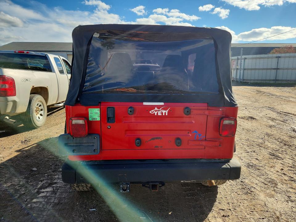 Продаж на аукціоні авто 1997 Jeep Wrangler / Tj, vin: 1J4FY29P4VP412378, номер лоту: 70701166