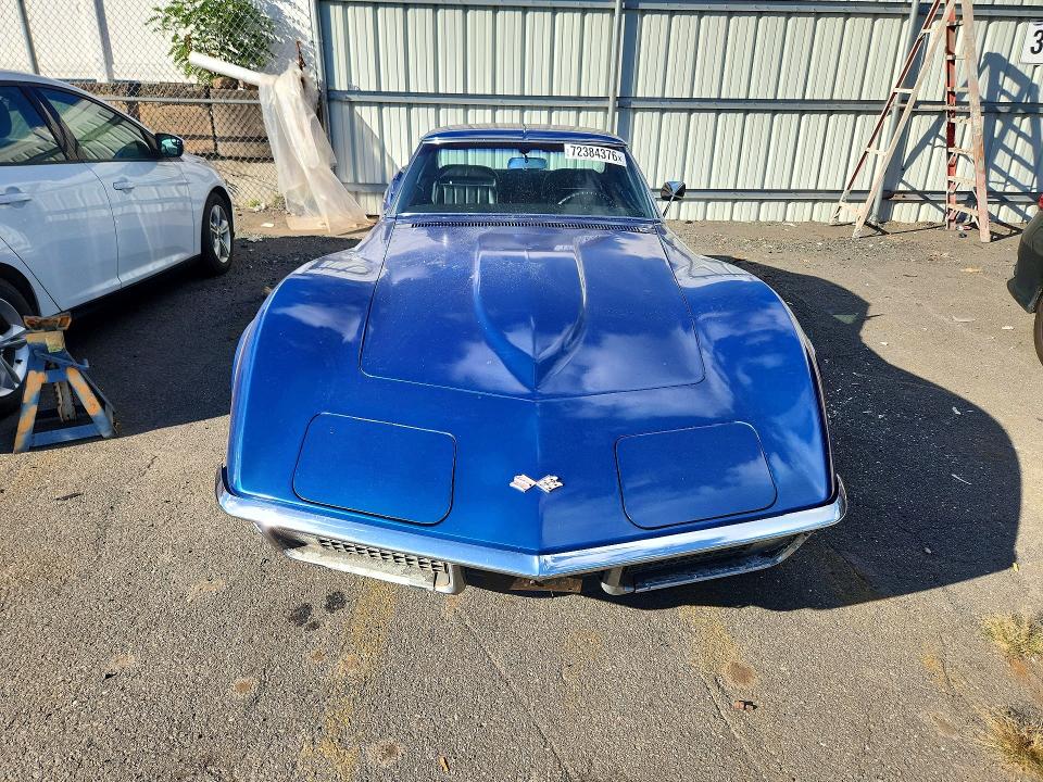 Продаж на аукціоні авто 1970 Chevrolet Corvette, vin: 194370S400490, номер лоту: 72384376