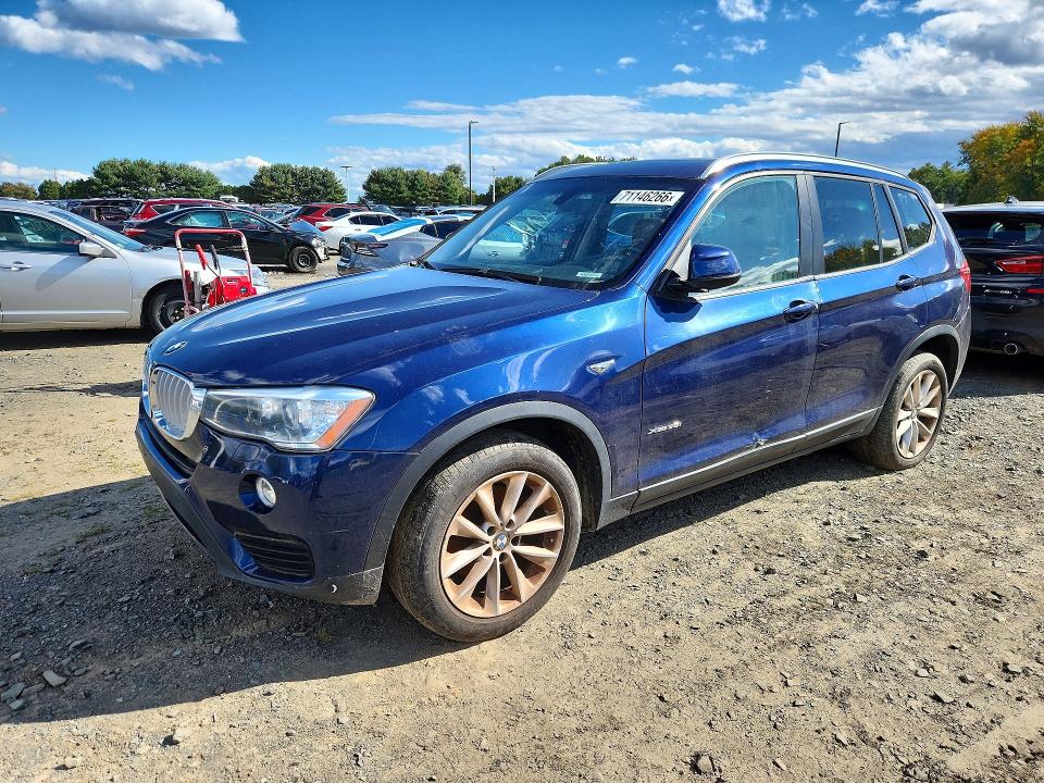2017 Bmw X3 მანქანა იყიდება აუქციონზე, vin: 5UXWX9C35H0W78480, აუქციონის ნომერი: 71146266