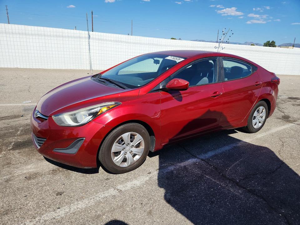 71760536 :رقم المزاد ، 5NPDH4AE6GH699773 vin ، 2016 Hyundai Elantra مزاد بيع