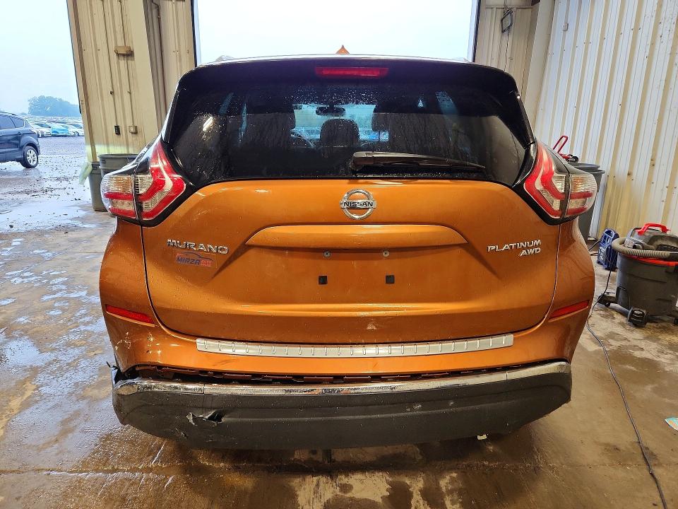 68575826 :رقم المزاد ، 5N1AZ2MH4FN223669 vin ، 2015 Nissan Murano مزاد بيع