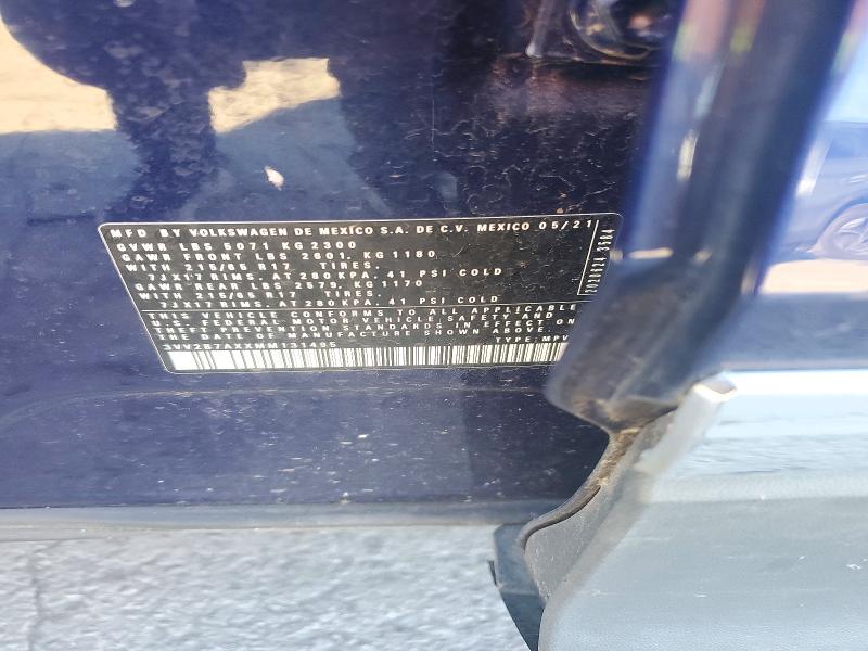 71970236 :رقم المزاد ، 3VV2B7AXXMM131495 vin ، 2021 Volkswagen Tiguan مزاد بيع