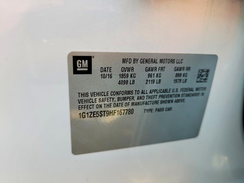 Продаж на аукціоні авто 2017 Chevrolet Malibu, vin: 1G1ZE5ST9HF167780, номер лоту: 71271576