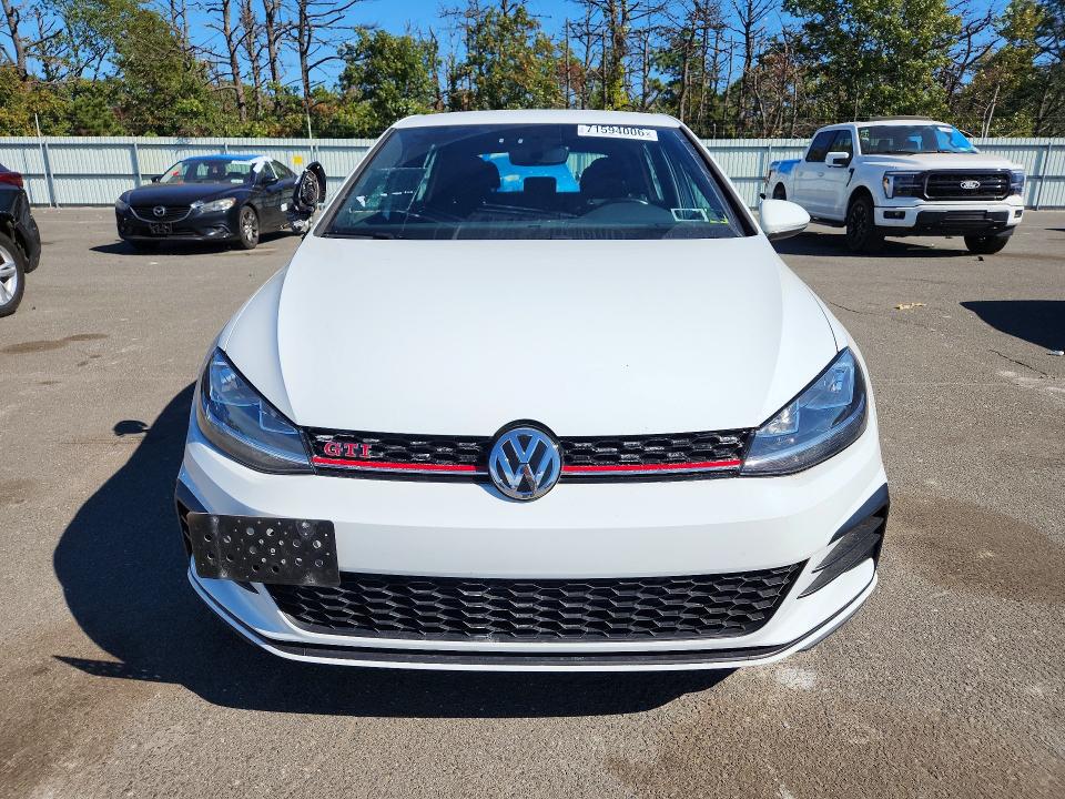 Auction sale of the 2019 Volkswagen Gti, vin: 3VW5T7AU2KM009822, lot number: 71594006