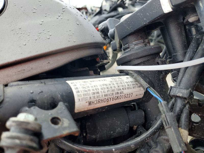 Продажа на аукционе авто 2016 Yamaha Yzfr3, vin: MH3RH06Y6GK015227, номер лота: 73985696
