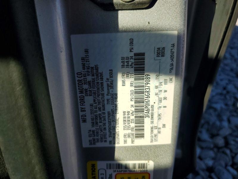 Продаж на аукціоні авто 2016 Ford Fusion, vin: 3FA6P0H76GR379089, номер лоту: 71786786