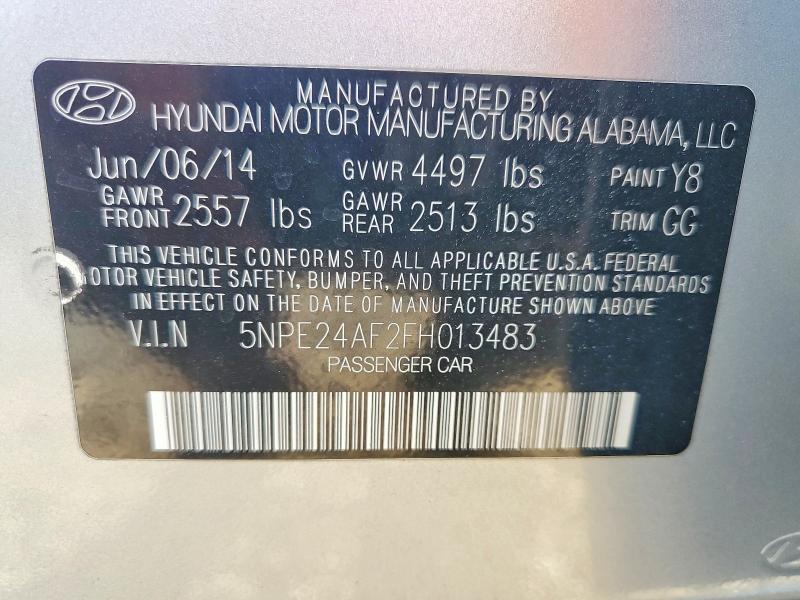 Продажа на аукционе авто 2015 Hyundai Sonata, vin: 5NPE24AF2FH013483, номер лота: 71501926