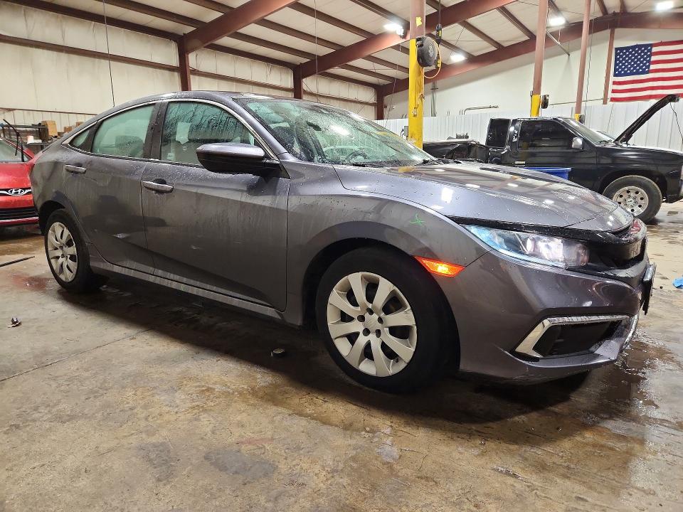 72547336 :رقم المزاد ، 2HGFC2F61KH599533 vin ، 2019 Honda Civic مزاد بيع