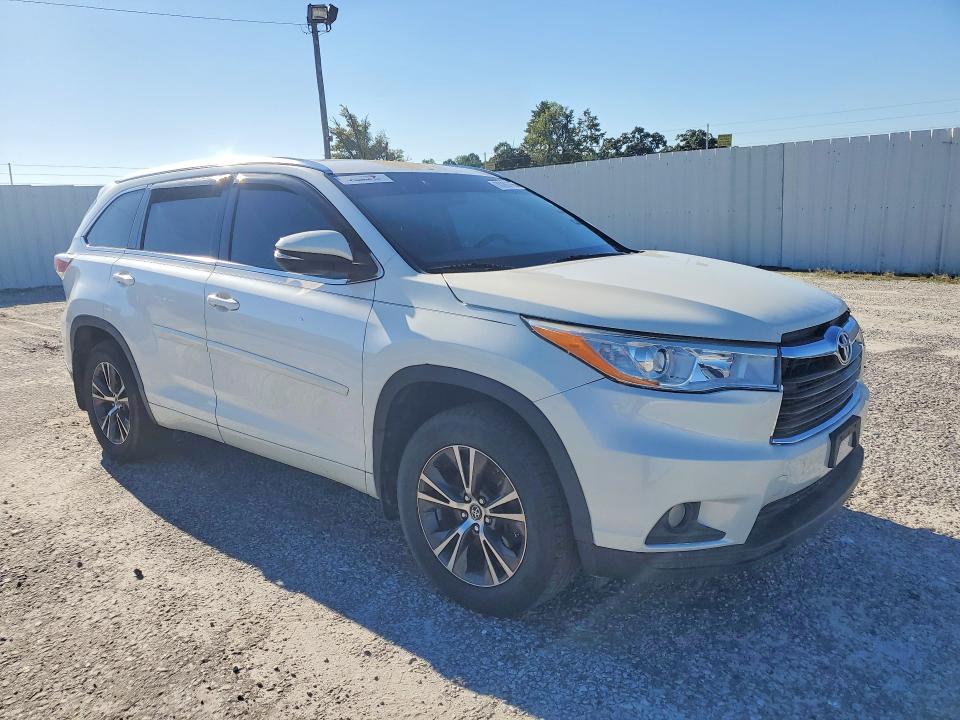 Aukcja sprzedaży 2016 Toyota Highlander, vin: 5TDJKRFH3GS225777, numer aukcji: 70288766